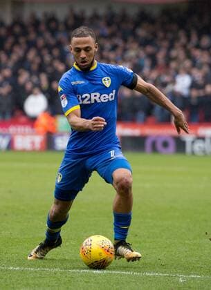 Sheffield United v Leeds United Sky Bet Championship Kemar Roofe of Leeds United during the Sky Bet Championship match at Bramall Lane, Sheffield Content Not Available For UK Newspapers Copyright: xRussellxHartx FIL-11339-0025