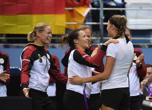 Antonia ,Lottner; Deutschland gewinnt das 2.Einzel