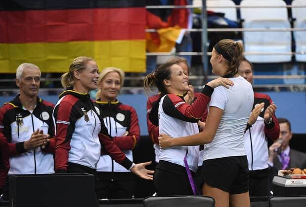 Antonia ,Lottner; Deutschland gewinnt das 2.Einzel