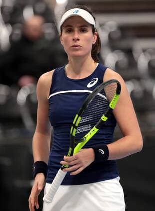 TENNIS - ITF Fed Cup TALLINN,ESTONIA,10.FEB.18 - TENNIS - ITF Fed Cup. Image shows Johanna Konto (GBR). GEPAxpictures xWalterxLuger