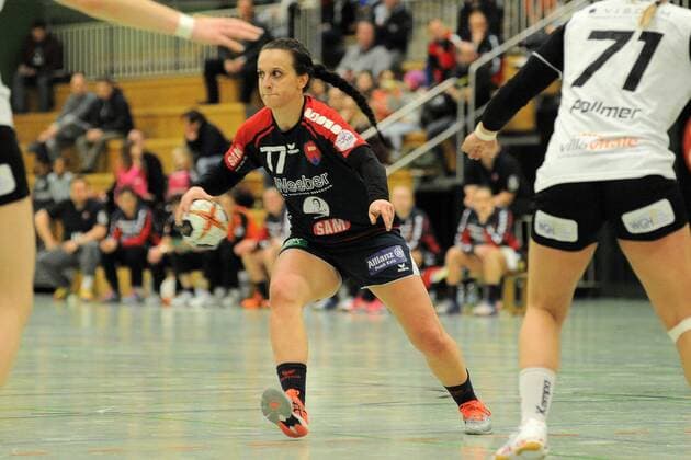 Carolin Tuc (SG H2Ku Herrenberg Kuties 77) SG H2Ku Herrenberg Kuties,Handball,Ligaspiel,10.02.2018, Foto:TBaur Eibner Herrenberg Copyright: xToBaurx EibnerxPressefotox EP_TB