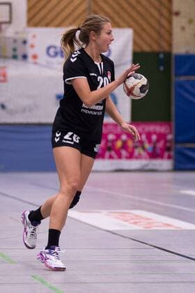 Andrea Bonk 20 (FSG Mainz 05 Budenheim), Freisteller, TG Nuertingen gegen FSG Mainz Budenheim, Handball, 2. Bundesliga, Damen, Saison 2017 2018, 10.02.2018, Nuertingen Copyright: xWoernx xEibner-Pressefotox EP_nwn