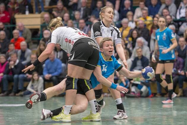 Friederike Gubernatis (Nr. 14, Buxtehuder SV) Buxtehuder SV vs Neckarsulmer Union Buxtehude Niedersachsen Deutschland SZ Nord Copyright: xAgentur54Gradx xThomasxSobczakx