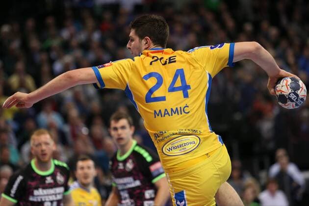 SG Flensburg-Handewitt - PGE Vive Kielce, EHF Champions League; Flensburg, 11.02.18 Flensburg, 11.02.18, Handball, VELUX EHF Champions League, Saison 2017 2018, Gruppenphase, SG Flensburg-Handewitt - PGE Vive Kielce : Marko Mamic (KS Kielce, 24)
