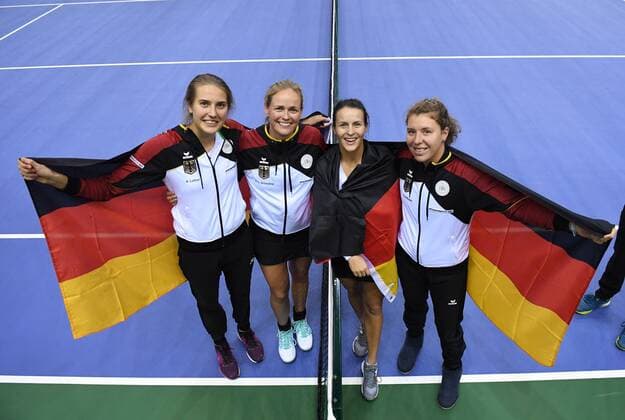 Themen der Woche - SPORT Bilder des Tages - SPORT German Team: Antonia ,Lottner;Anna-Lena Groenefeld; Tatjana, Maria;Anna -Lena ,Friedsam;