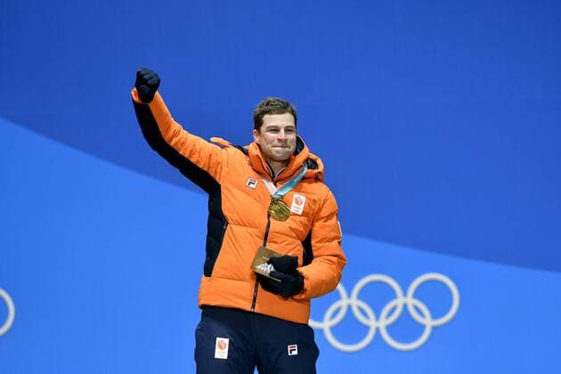 12-02-2018 ALGEMEEN: MEDAL PLAZA OLYMPISCHE SPELEN: Olympic Games Olympische Spiele Olympia OS PEYONGCHANG 2018 Sven Kramer (Team Lottonl-Jumbo) winnaar 5000 meter Foto: Soenar Chamid xVIxVIxImagesx xSoenarxChamidxsportfotografiexIVx 10048349