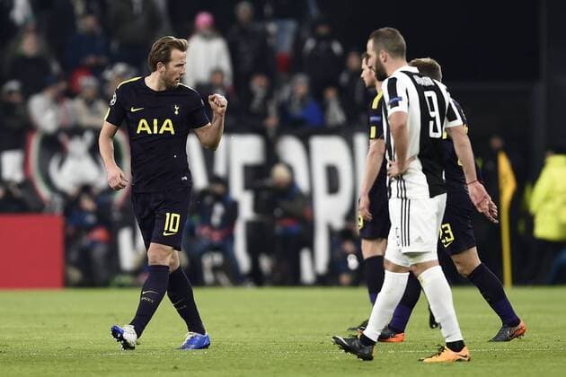 Db Torino 13 02 2018 - Champions League Juventus-Tottenham foto Daniele Buffa Image nella foto: esultanza gol Harry Kane 