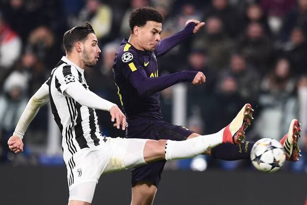 Mg Torino 13 02 2018 - Champions League Juventus-Tottenham foto Matteo Gribaudi Image nella foto: Mattia De Sciglio-Dele Alli 
