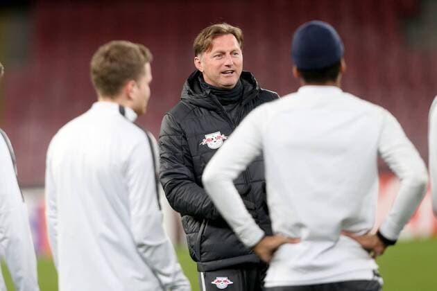 Trainer Ralph Hasenhuettl (RB Leipzig), Training, SSC Neapel vs. RB Leipzig, Europa League, Fussball, 14.02.2018, Neapel Copyright: xLanger Eibner-Pressefotox EP_HLR