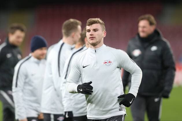 Timo Werner (RB Leipzig 11), Training, SSC Neapel vs. RB Leipzig, Europa League, Fussball, 14.02.2018, Neapel Copyright: xLanger Eibner-Pressefotox EP_HLR