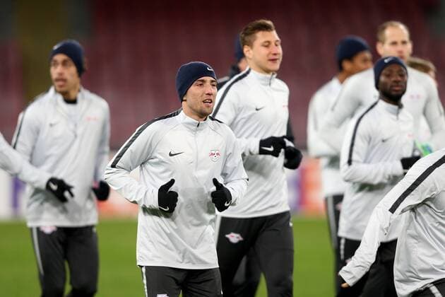 Kevin Kampl ( RB Leipzig 44), Training, SSC Neapel vs. RB Leipzig, Europa League, Fussball, 14.02.2018, Neapel Copyright: xLanger Eibner-Pressefotox EP_HLR