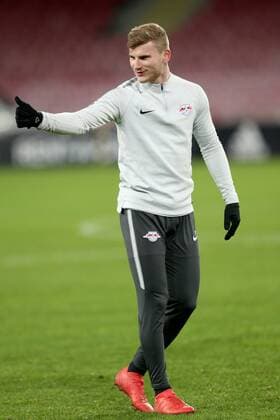 Timo Werner (RB Leipzig 11) mit Daumen nach oben, Training, SSC Neapel vs. RB Leipzig, Europa League, Fussball, 14.02.2018, Neapel Copyright: xLanger Eibner-Pressefotox EP_HLR