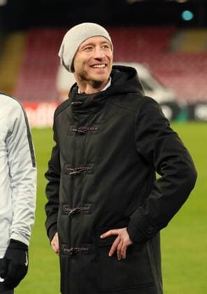 RB Leipzig - Training Fussball Euro League Neapel, Napoli, 14.02.2018, San Paolo Stadium, Fussball, UEFA EURO EM Europameisterschaft Fussball League, 16el Finale , Training von RB Leipzig am Vortag des Spieles SSC Neapel vs. RB Leipzig. , Im Bild; Neuer RB Leipzig Teammanager Tim Sebastian. ,