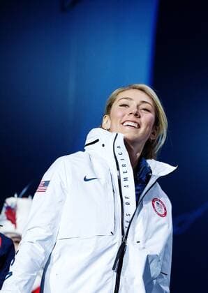 PyeongChang 2018, Ski Alpin, Riesenslalom der Damen, Siegerehrung 180215 Mikaela Shiffrin of USA (gold) celebrate at a Medal Ceremony for Women s Giant Slalom during day six of the 2018 Winter Olympics on February 15, 2018 in Pyeongchang. Photo: Joel Marklund BILDBYRAN kod JM 87625 Copyright: JOELxMARKLUND BB180215JM152