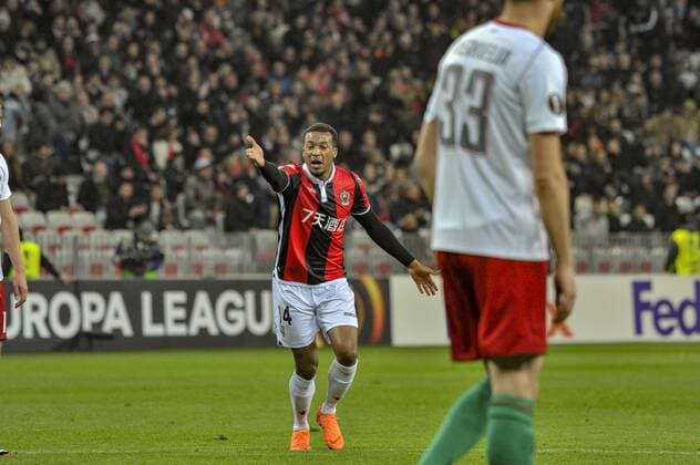Europa League, OGC Nice - Lokomotive Moskau Alassane Plea (OGC Nice) FOOTBALL : OGC Nice vs Lokomotiv Moscou - Ligue Europa - 15 02 2018 NorbertScanella Panoramic 