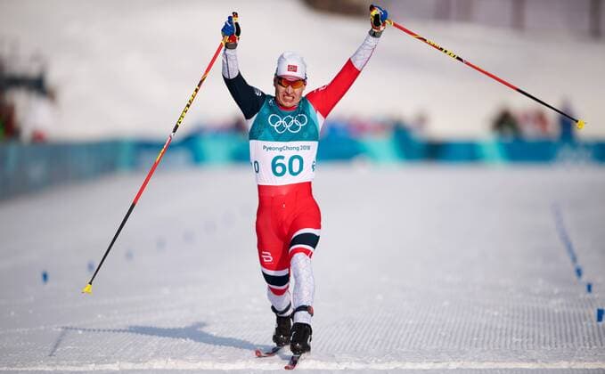 180216 Simen Hegstad Krüger of Norway competes in the men s cross country 15 km free during day seven of the 2018 Winter Olympics on February 16, 2018 in Pyeongchang. Photo: Carl Sandin BILDBYRAN kod CS 57999_299 *** 180216 Simen Hegstad Krüger of Norway competes in the men s cross country 15 km free during day seven of the 2018 Winter Olympics on February 16 2018 in Pyeongchang Photo Carl Sandin BILDBYRAN code CS 57999 299  Copyright: CARLxSANDIN BB180216CS039