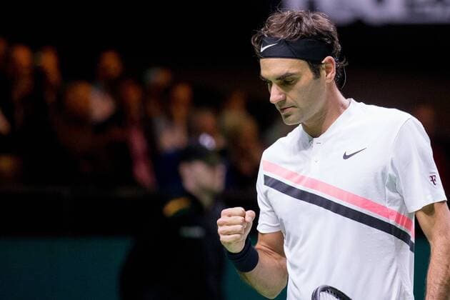 Roger Federer Rotterdam Roger Federer v Robin Haase xVIxVIxImagesx xTomxBodexMultimediaxIVx 10083050