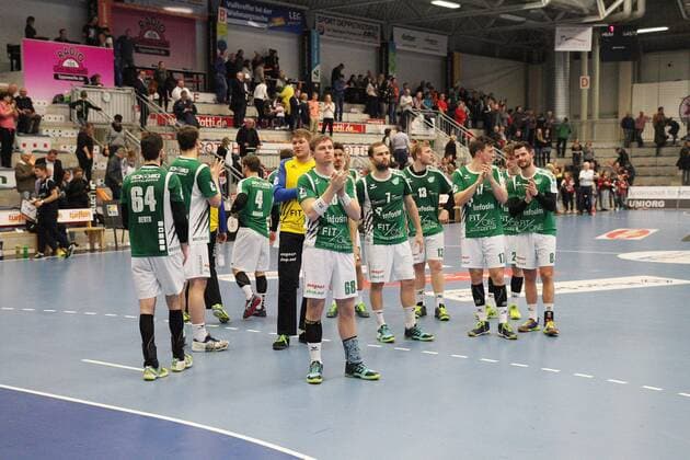 Enttaeuschung bei DJK Rimpar Woelfe, ASV Hamm-Westfalen vs DJK Rimpar Woelfe, Handball, 2. Bundesliga, 17.02.2018, Hamm Copyright: xEIBNER JanxStrohdiekx EP_JSK
