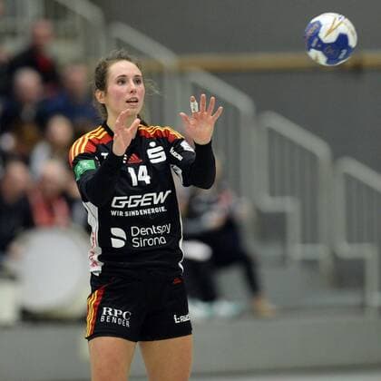 Sanne Hoekstra (HSG Bensheim Auerbach) -- Handball --- 1. Bundesliga Frauen --- HSG Bad Wildungen Vipers vs HSG Bensheim Auerbach--- 17.02.2018, Bad Wildungen Copyright: xEIBNER RolandxSippelx EP_RSL