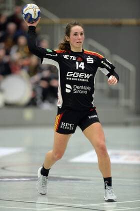 Sanne Hoekstra (HSG Bensheim Auerbach) -- Handball --- 1. Bundesliga Frauen --- HSG Bad Wildungen Vipers vs HSG Bensheim Auerbach--- 17.02.2018, Bad Wildungen Copyright: xEIBNER RolandxSippelx EP_RSL