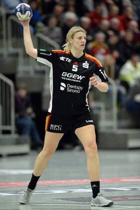 Carolin Schmele (HSG Bensheim Auerbach) -- Handball --- 1. Bundesliga Frauen --- HSG Bad Wildungen Vipers vs HSG Bensheim Auerbach--- 17.02.2018, Bad Wildungen Copyright: xEIBNER RolandxSippelx EP_RSL