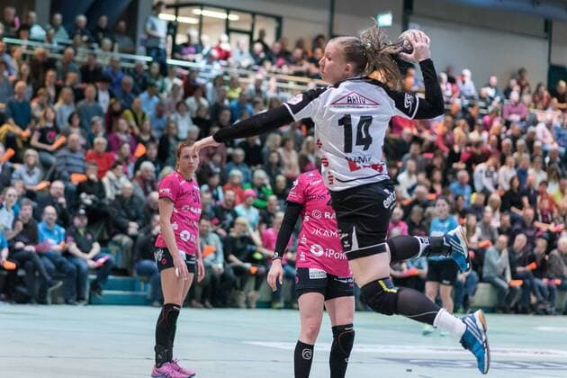 Sina Namat (Neckarsulmer SU 14), TusSies Metzingen gegen Neckarsulmer SU, Handball, 1. Bundesliga, Frauen, 17.02.2018, Metzingen Copyright: xEIBNER WolfgangxFrankx EP_WFK