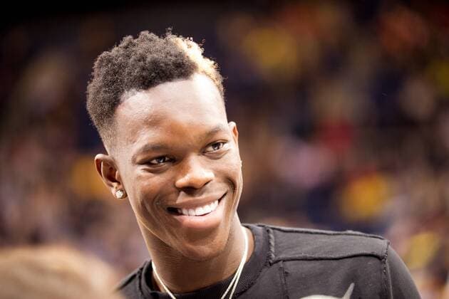 Zu Gast beim Spiel der Basketball Loewen Nationalspieler Dennis Schroeder Basketball Loewen Braunschweig vs. Mitteldeutscher BC Braunschweig Copyright: xEIBNER DanielxReineltx EP_DRT