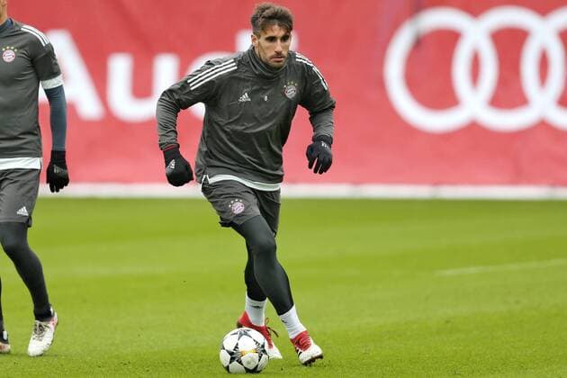 Javi Martinez waehrend dem Abschlusstraining des FC Bayern Muenchen vor dem morgigen Achtelfinal Hinspiels in der Champions League am 20.02.2018 in der Allianz Arena. Muenchen Copyright: xEIBNER MarcelxEngelbrechtx EP_EER
