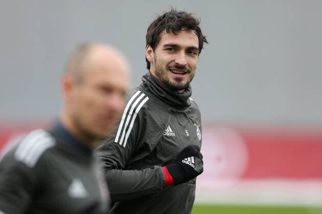 Mats Hummels waehrend dem Abschlusstraining des FC Bayern Muenchen vor dem morgigen Achtelfinal Hinspiels in der Champions League am 20.02.2018 in der Allianz Arena. Muenchen Copyright: xEIBNER MarcelxEngelbrechtx EP_EER