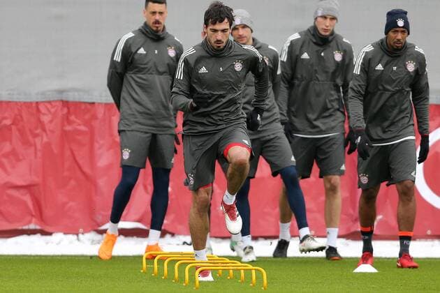 Mats Hummels waehrend dem Abschlusstraining des FC Bayern Muenchen vor dem morgigen Achtelfinal Hinspiels in der Champions League am 20.02.2018 in der Allianz Arena. Muenchen Copyright: xEIBNER MarcelxEngelbrechtx EP_EER
