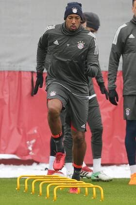 Jerome Boateng waehrend dem Abschlusstraining des FC Bayern Muenchen vor dem morgigen Achtelfinal Hinspiels in der Champions League am 20.02.2018 in der Allianz Arena. Muenchen Copyright: xEIBNER MarcelxEngelbrechtx EP_EER