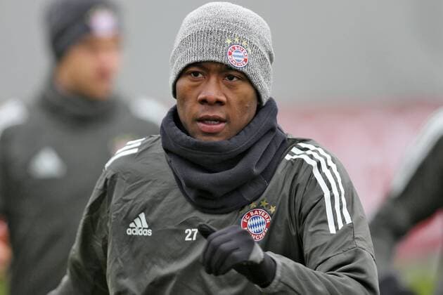David Alaba waehrend dem Abschlusstraining des FC Bayern Muenchen vor dem morgigen Achtelfinal Hinspiels in der Champions League am 20.02.2018 in der Allianz Arena. Muenchen Copyright: xEIBNER MarcelxEngelbrechtx EP_EER