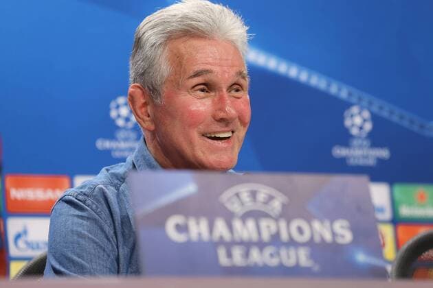 Themen der Woche - SPORT Bilder des Tages - SPORT Jupp Henyckes waehrend der Pressekonferenz des FC Bayern Muenchen vor dem Achtelfinal Hinspiels in der Champions League am 20.02.2018 in der Allianz Arena. Muenchen Copyright: xEIBNER MarcelxEngelbrechtx EP_EER