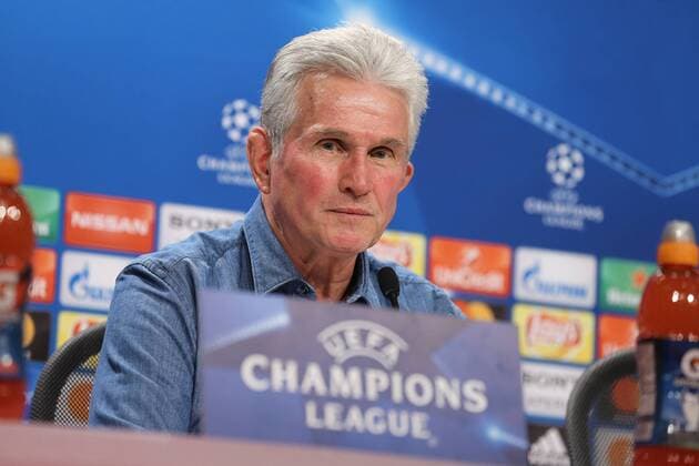 Jupp Henyckes waehrend der Pressekonferenz des FC Bayern Muenchen vor dem Achtelfinal Hinspiels in der Champions League am 20.02.2018 in der Allianz Arena. Muenchen Copyright: xEIBNER MarcelxEngelbrechtx EP_EER