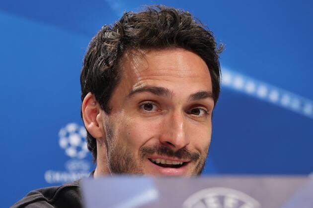 Mats Hummels waehrend der Pressekonferenz des FC Bayern Muenchen vor dem Achtelfinal Hinspiels in der Champions League am 20.02.2018 in der Allianz Arena. Muenchen Copyright: xEIBNER MarcelxEngelbrechtx EP_EER