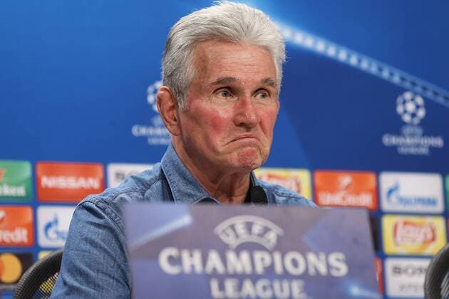 Jupp Henyckes waehrend der Pressekonferenz des FC Bayern Muenchen vor dem Achtelfinal Hinspiels in der Champions League am 20.02.2018 in der Allianz Arena. Muenchen Copyright: xEIBNER MarcelxEngelbrechtx EP_EER