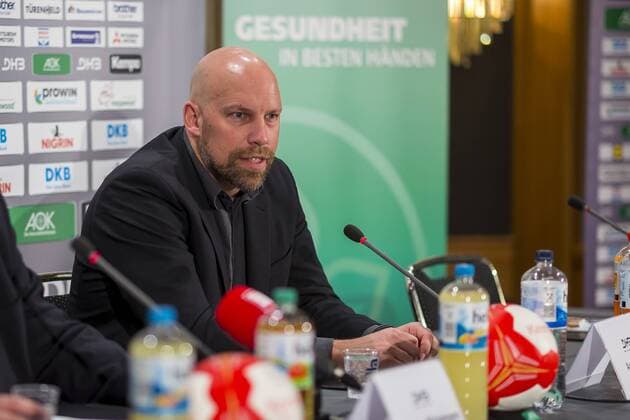 Vorstand Axel Kromer. Pressekonferenz des DHB zum Thema Ergebnis der Analyse der EHF EURO 2018, 19.02.18 Hannover Niedersachsen Germany Maritim Airport Hotel Copyright: xAgentur54Gradx xFelixxKoenigx