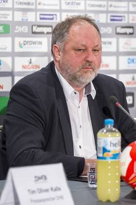 DHB-Praesident Andreas Michelmann. Pressekonferenz des DHB zum Thema Ergebnis der Analyse der EHF EURO 2018, 19.02.18 Hannover Niedersachsen Germany Maritim Airport Hotel Copyright: xAgentur54Gradx xFelixxKoenigx