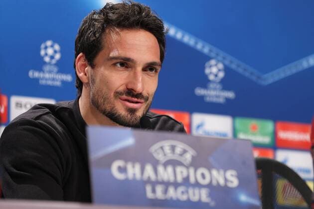 Mats Hummels waehrend der Pressekonferenz des FC Bayern Muenchen vor dem Achtelfinal Hinspiels in der Champions League am 20.02.2018 in der Allianz Arena. Muenchen Copyright: xEIBNER MarcelxEngelbrechtx EP_EER