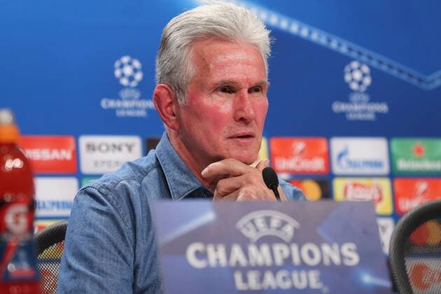 Jupp Henyckes waehrend der Pressekonferenz des FC Bayern Muenchen vor dem Achtelfinal Hinspiels in der Champions League am 20.02.2018 in der Allianz Arena. Muenchen Copyright: xEIBNER MarcelxEngelbrechtx EP_EER