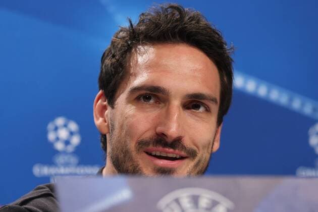 Mats Hummels waehrend der Pressekonferenz des FC Bayern Muenchen vor dem Achtelfinal Hinspiels in der Champions League am 20.02.2018 in der Allianz Arena. Muenchen Copyright: xEIBNER MarcelxEngelbrechtx EP_EER