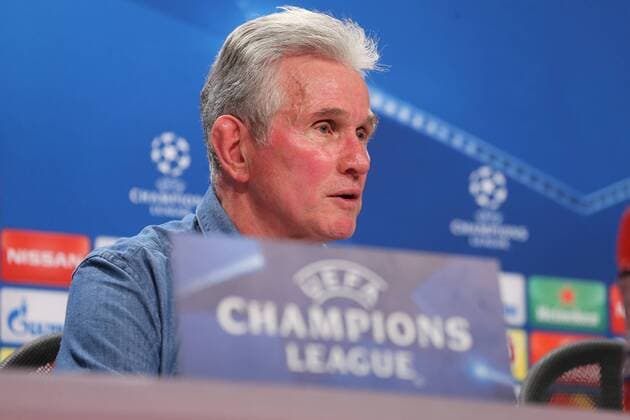 Jupp Henyckes waehrend der Pressekonferenz des FC Bayern Muenchen vor dem Achtelfinal Hinspiels in der Champions League am 20.02.2018 in der Allianz Arena. Muenchen Copyright: xEIBNER MarcelxEngelbrechtx EP_EER