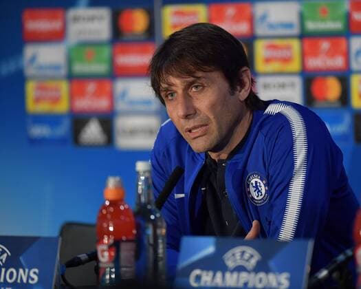 Chelsea press conference PK Pressekonferenz Antonio Conte during the Chelsea press conference at Stamford Bridge, London, UK Content Not Available For UK Newspapers Copyright: xSimonxDaelx FIL-11378-0016