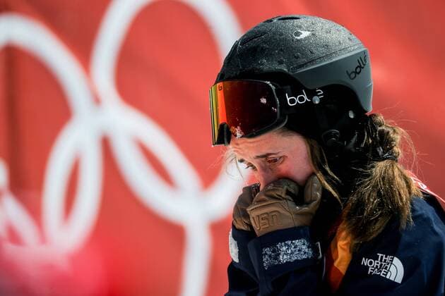 PyeongChang 2018 - Highlights der Olympischen Spiele Olympia-Bilder des Tages - SPORT PYEONGCHANG, SOUTH KOREA - FEBRUARY 20, 2018: US Maddie Bowman after the ladies freestyle skiing ski halfpipe event at the 2018 Winter Olympic Games Olympische Spiele Olympia OS at Phoenix Snow Park. Sergei Bobylev TASS  TS074CAE
