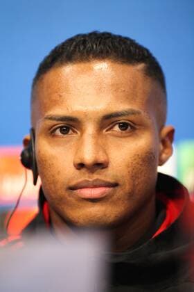 20th February 2018, Ramon Sanchez Pizjuan, Seville, Spain; UEFA Champions League football, Sevilla versus Manchester United ManU pre match training and press conference PK Pressekonferenz Antonio Valencia from Manchester United during the Press Conference  ActionPlus11990583