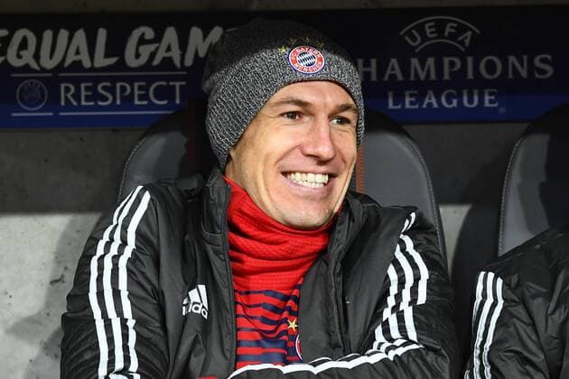 20.02.2018, xjhx, Fussball Champions League, FC Bayern Muenchen - Besiktas Istanbul, emspor, v.l. Arjen Robben (FCB - FC Bayern Muenchen) Muenchen