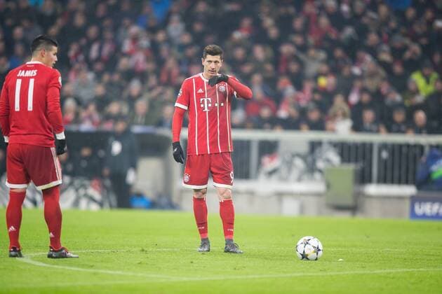 20.02.2018 MONACHIUM, PILKA NOZNA (FOOTBALL), UEFA LIGA LISTRZOW (UEFA CHAMPIONS LEAGUE), SEZON 2017 2018 , 1 8 FINAL (ROUND OF 16) MECZ FC BAYERN MONACHIUM - BESIKTAS JK ( FC BAYERN MUNCHEN - BESIKTAS JK ) NZ ROBERT LEWANDOWSKI FOTO LUKASZ SKWIOT CYFRASPORT NEWSPIX.PL --- Newspix.pl FRANCE OUT!  20180220CSLS0031