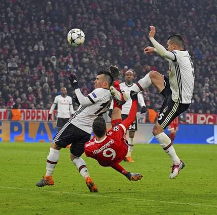 20.02.2018, Fussball UEFA Champions League 2017 2018, Achtelfinale, FC Bayern München - Besiktas Istanbul, in der Allianz Arena München,