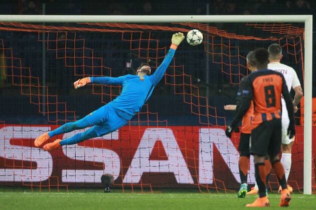 Alisson Becker Roma Kharkiv 22-02-2018 Champions League 2017 2018 Shakhtar Donetsk - Roma Foto Gino Mancini Insidefoto ginoxmancini