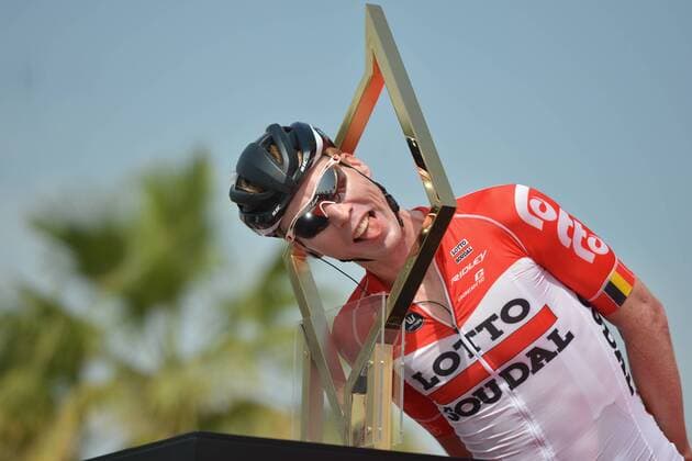 Themen der Woche - SPORT Bilder des Tages SPORT February 22, 2018 - Abu Dhabi, United Arab Emirates - Germany s Marcel Sieberg from Lotto Soudal Team, ahead of the start to the second stage, 154km Yas Island Stage, from Yas Mall to Yas Beach..On Thursday, February 22, 2018, in Yas Island, Abu Dhabi, United Arab Emirates. Cycling: Abu Dhabi Tour 2018 - Stage 2  - ZUMAn230 20180222_zaa_n230_064 Copyright: xArturxWidakx